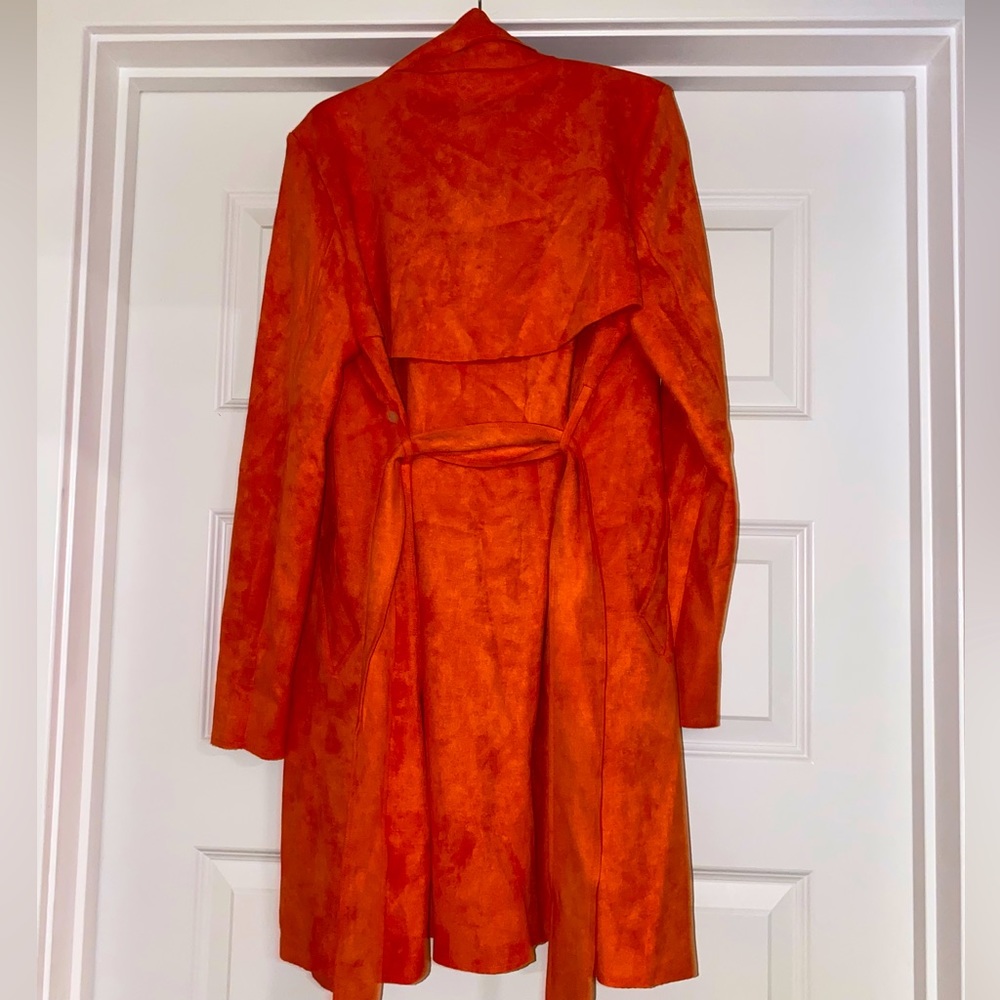 Orange Suede Coat